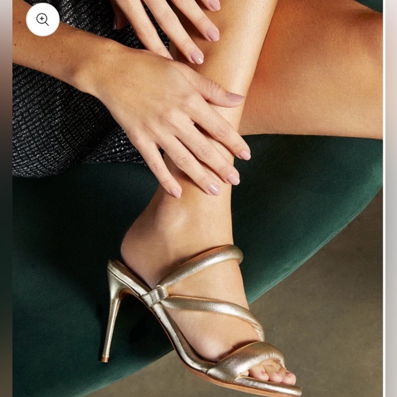 Alexandre Birman AYSHA 85 GRAFITE Pewter 35 NIB - Picture 4 of 6